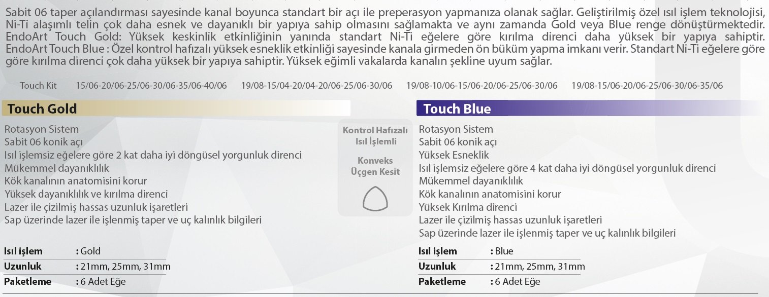 EndoArt Touch Eğe